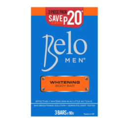 Belo Men Whitening Body Bar 90g 3x