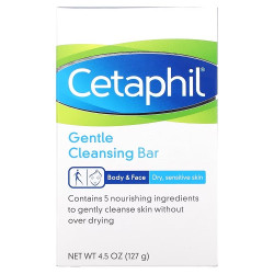 10 PCS Cetaphil, Gentle Cleansing Bar, 4.5 oz (127 g)