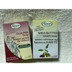 Alpen Secrets Goat Milk Moisturizing Soap/Shea Butter Cream Soap 5oz